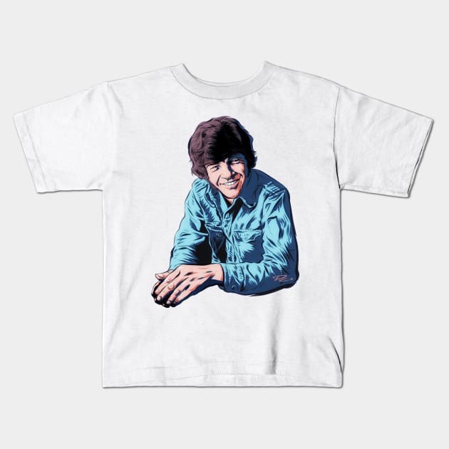 Tony Joe White - An illustration by Paul Cemmick Kids T-Shirt by PLAYDIGITAL2020